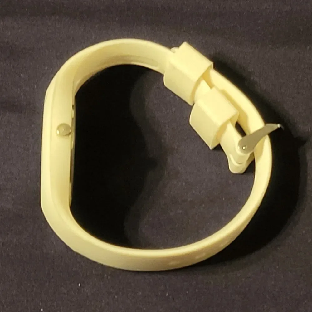 GENEVA WHITE SILICONE BAND WATCH